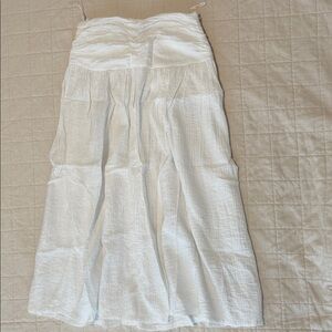 Topshop White Maxi Skirt